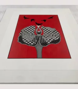 marouflage egafix litho rougenoir apres e1775427719220 - Atelier ANNEL